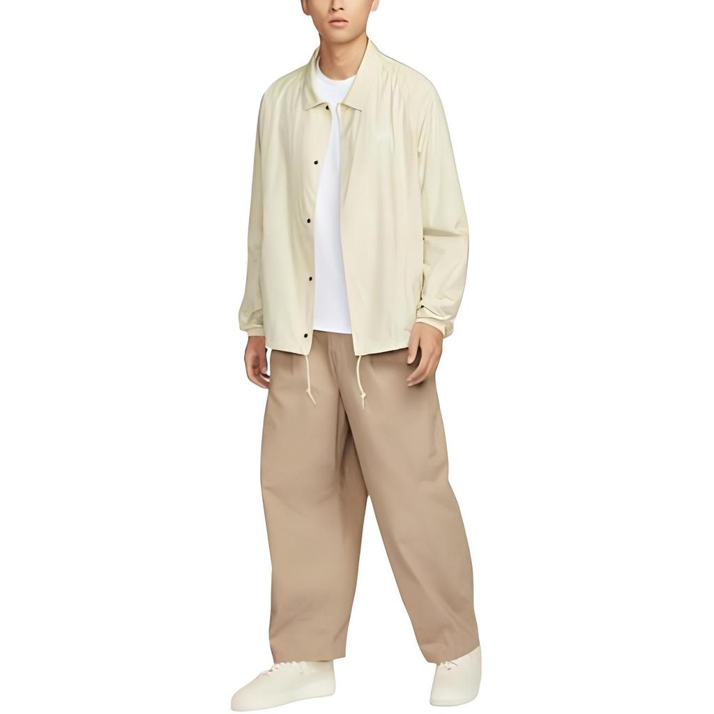 New Nike Club Jackets Men's Ecru FN3317-229