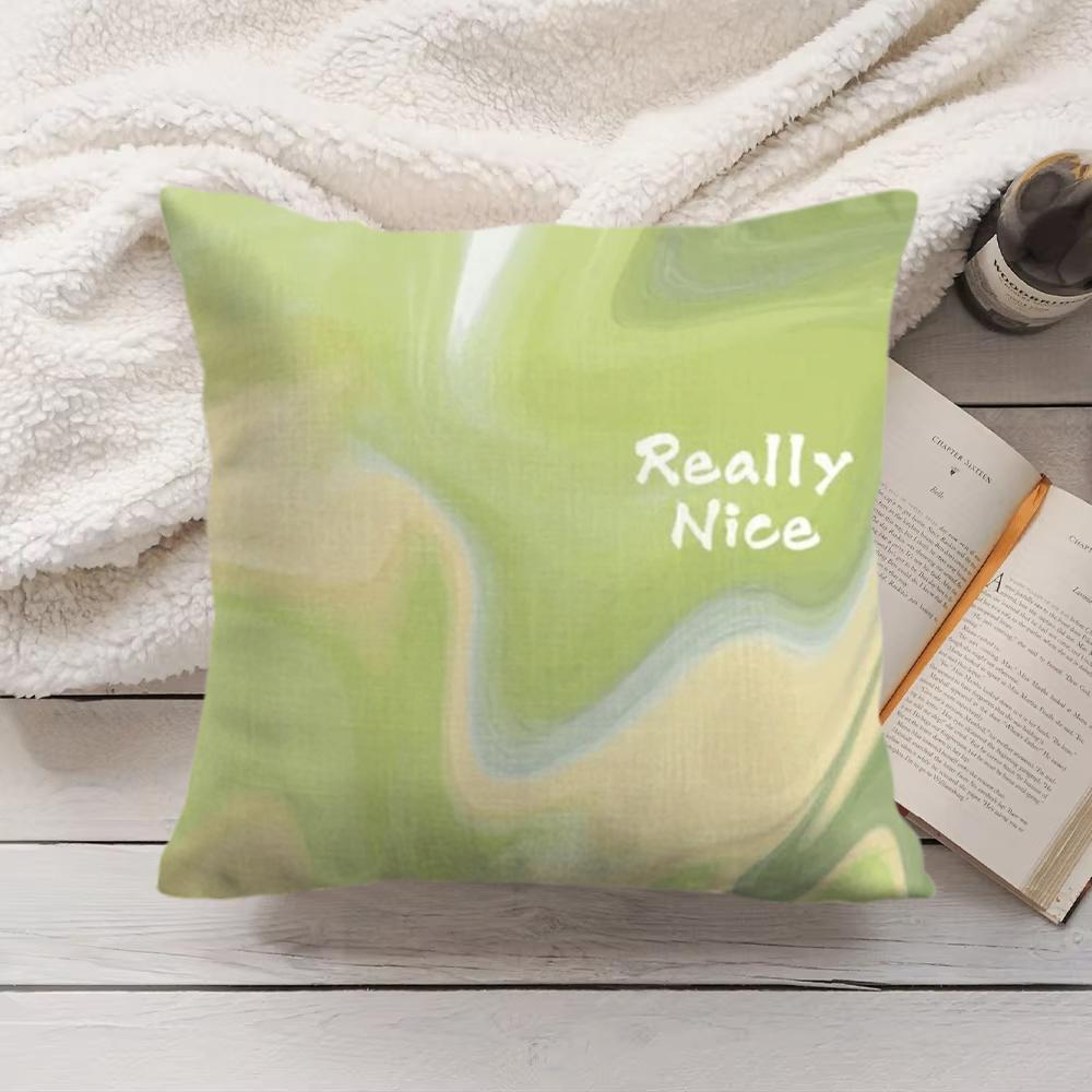 Colorful Marble Pattern Cushion Cover Short Plush Double-Sided Printing Home Machine Washable In Warm Winter Pillow Cover