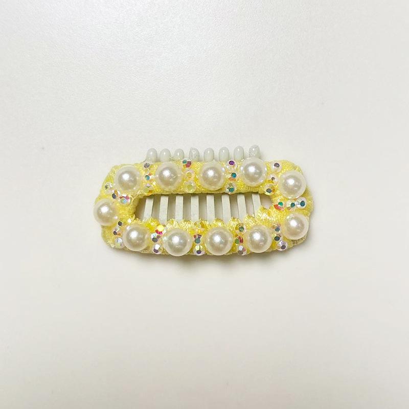Handmade Pearl & Rhinestone Hair Clip for Yorkshire, Bichon, Maltese Dogs & Cats