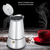 Portable Stainless Steel Coffee Pot Moka Espresso Maker Mocha Pot (300ml)