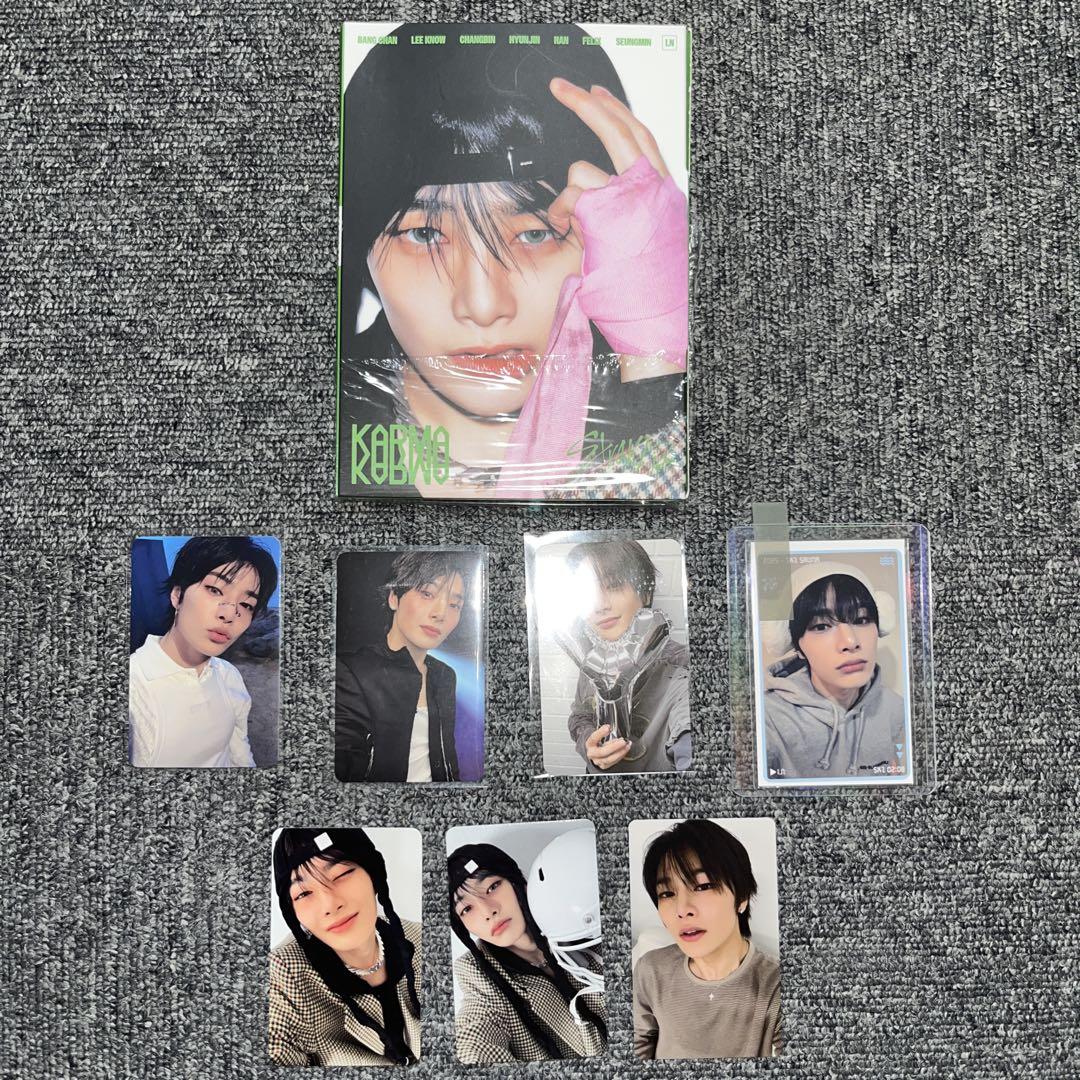 

[Б/У] Straykids KARMA AIEN FANS HMV Rakidro Торговые карты 7 штук