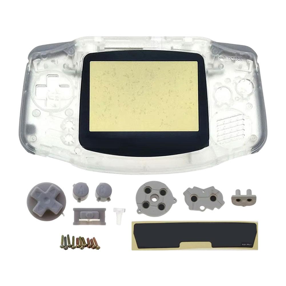 Прозрачный корпус-замена для Game Boy Advance GBA, Комплект для сборки DIY, Комплект для замены корпуса DIY для GBA, 1 комплект