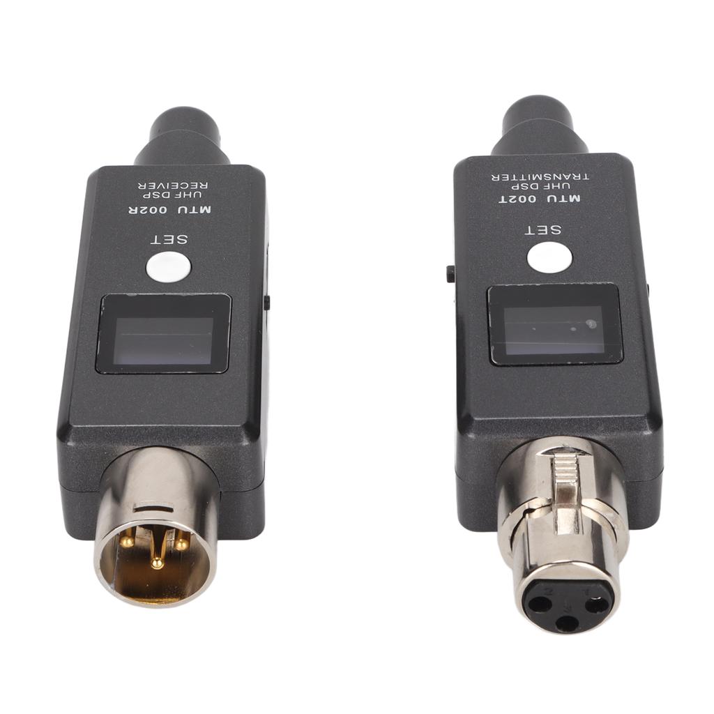 Wireless Microphone Adapter Rechargeable Wireless Microphone XLR Transmitter Receiver for Sound Mixe