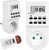 Programator Czasowy Elektroniczny Włącznik Cyfrowy Lcd Wyłącznik Timer 7Dni