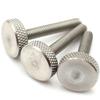 2-10pcs M2 M2.5 M3 M4 M5 M6 M8 M10 304 Stainless Steel Large Flat Head Knurled Thumb Screws Hand Tighten Bolts length 4-60mm