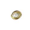 Kajia Tricolor Smooth Index Finger Ring - Classic, Non-Fading, Elegant Women's Hand Jewelry.