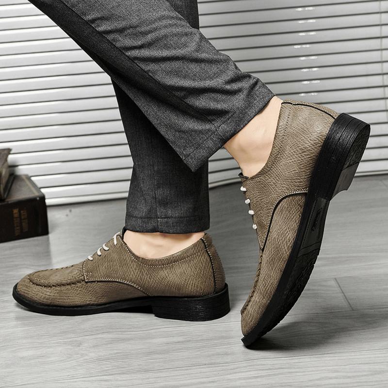 Mode Herren Echtleder Oxford Schuhe Klassische Formelle Business Kleiderschuhe für Herren Allround Büro Ballerinas Hochzeit Herren Klassische Schuhe