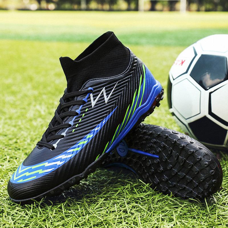 New Men'S High-Top Football Shoes With Long Nails And Broken Nails. Teen Students Anti-Skid Professional Training Football Shoes For Men