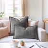 New Chenille Bamboo Joint Yarn Press-Edge Sofa Pillow A Simple And Comfortable Pillow Cushion Cover Premium Durable