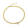 European & American Colorful Zircon Pendant Necklace with 18K Gold-Plated Copper Clavicle Chain - Women's Unique Design YS31