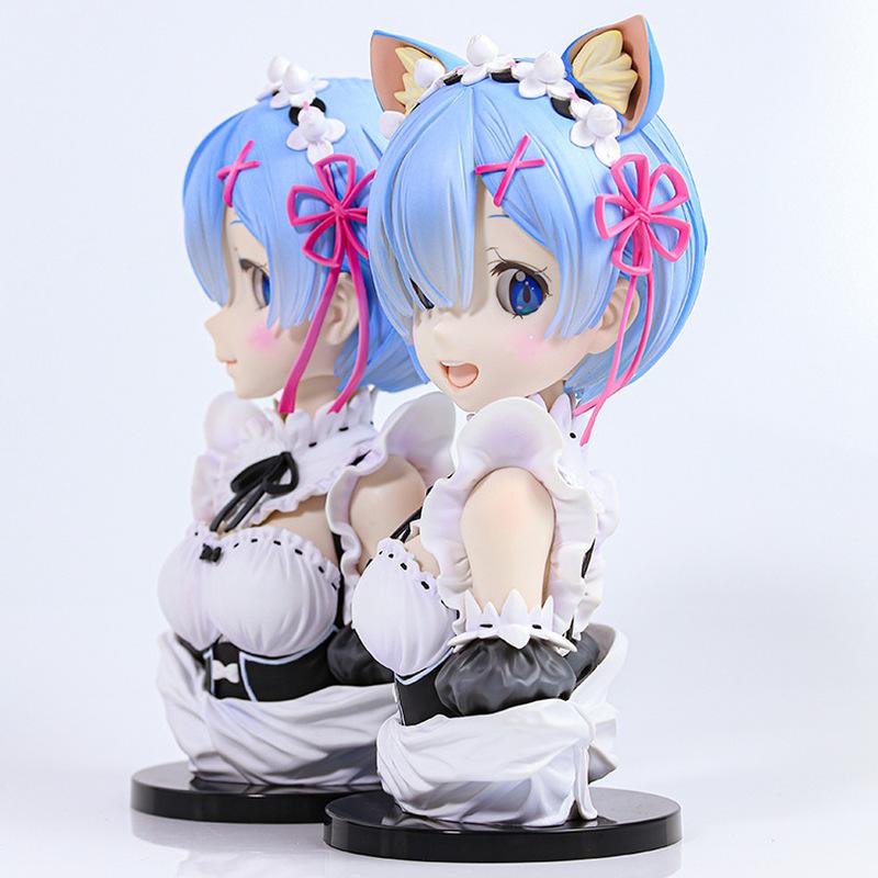 From Scratch, The Animation Of Another World Life Ram Hand Cat Ear Ram Bust Ornaments Decorative Collection
