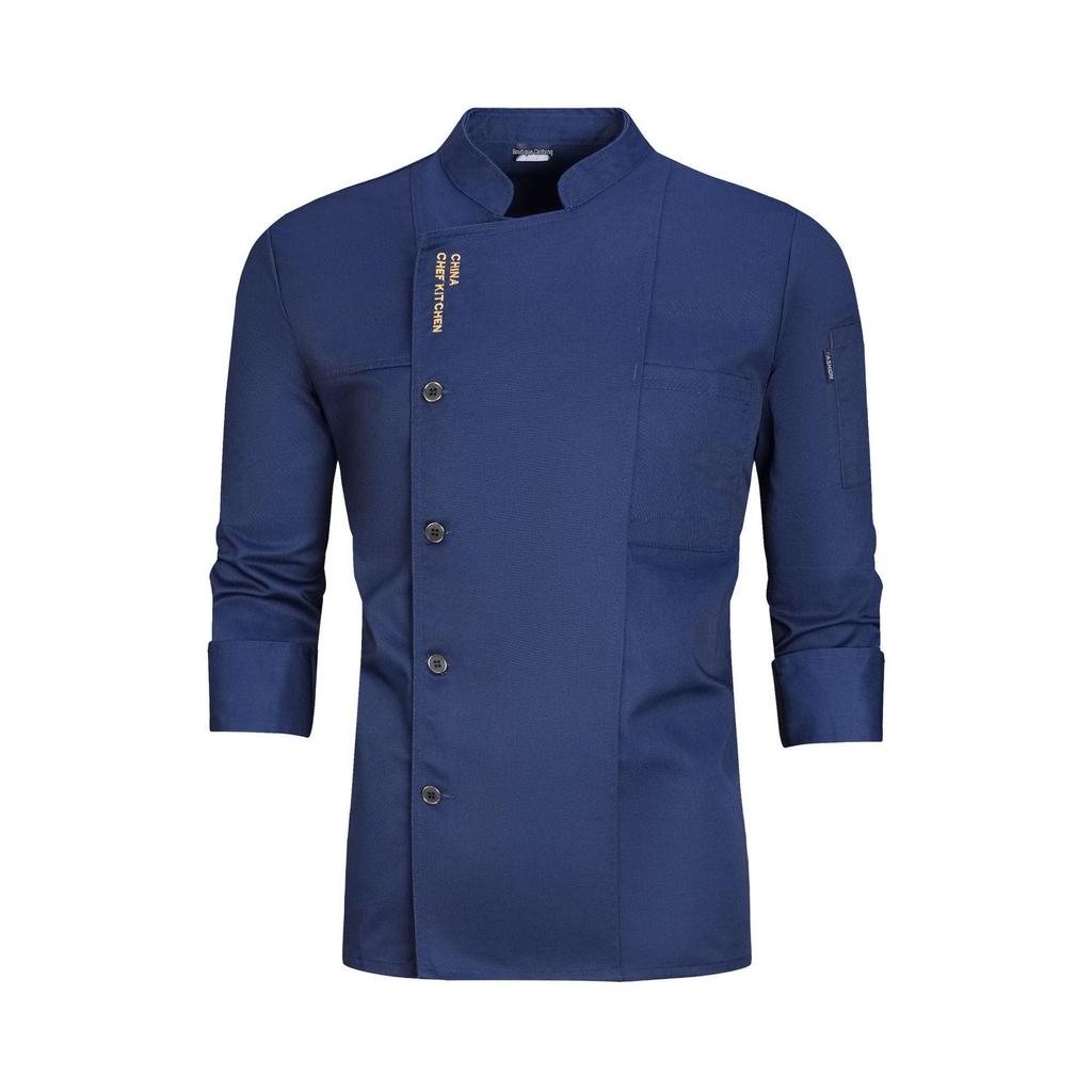 Kuchařská uniforma s vlastním logem: Vodotěsné, Olejivzdorné Pracovní oblečení s dlouhým rukávem pro cateringové a restaurační kuchyně