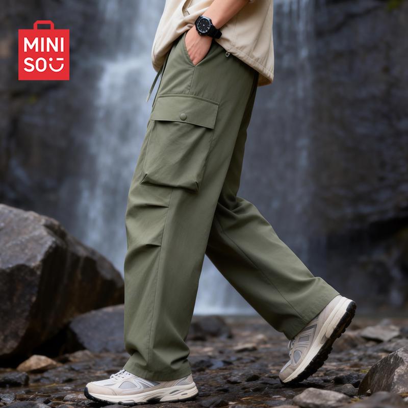 MINISO Men s Pleated Tech Cargo Pants XL