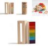 Wooden Stacking Blocks For Kids With Eco Friendly Water Based Paints For Developmental Play