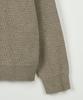 NODU Drain Henley Neck Knit [Beige]