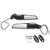 2pcs Universal Motorcycle Mirrors Modified Wind Wing Adjustable Rotating Rearview Mirror for Kawasaki Yamaha Honda Ducati