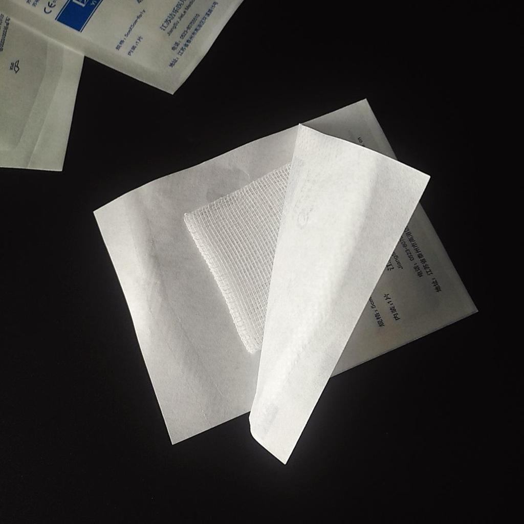 Individually Packaged 5cm First Aid Cotton Gauze Pads - 7.5x7.5cm