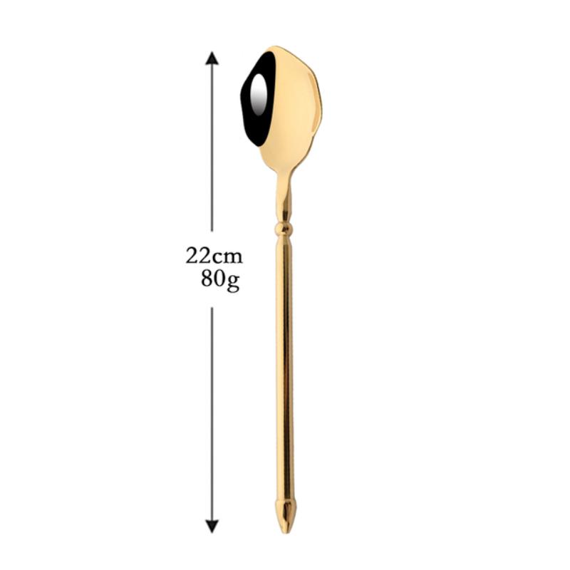 304 Stainless Steel Cute Flatware Cutlery Set Creative Trident Fork Western Knife Spoon Fork Silverware Tableware Set