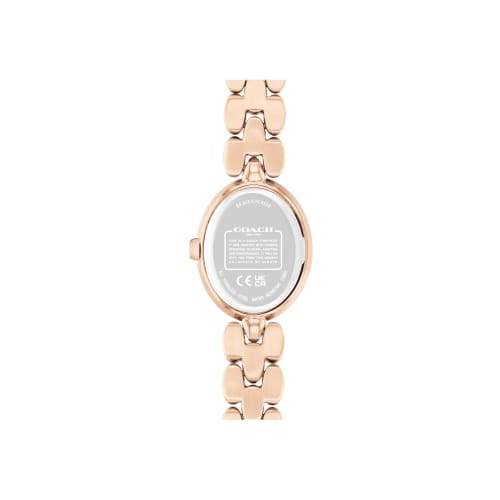 Coach Women's SAMMY Watch, Rose Gold Dial, Stainless Steel Strap, 14504418 [Official Import]