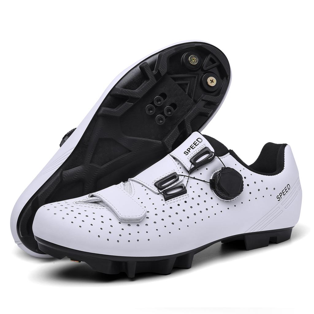New Road Mountain Lock Shoes Outdoor Sports Unlocked Cycling Shoes Men's and Women's Hard-soled Spinning Shoes Cycling Shoes