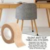 1PC 2.5cm*4m Tapes Chair Leg Floor Protector, Non Slip Furniture Leg Pads Tape, DIY Chair Leg Protectors for Hardwood Floors