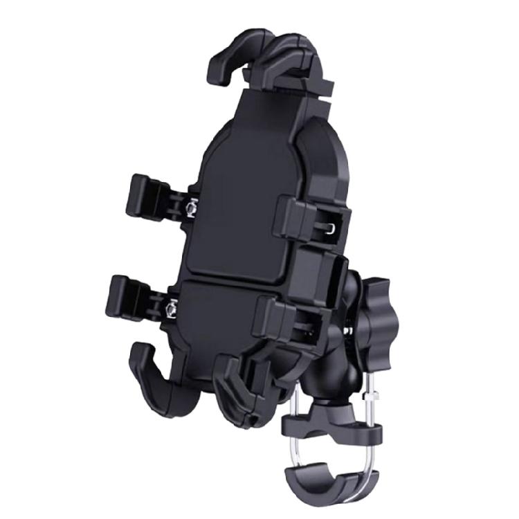 Motorcycle Phone Holder Vibration Damping System Universal Smartphone Clamp Quick Adjust Mount Shockproof For Bike