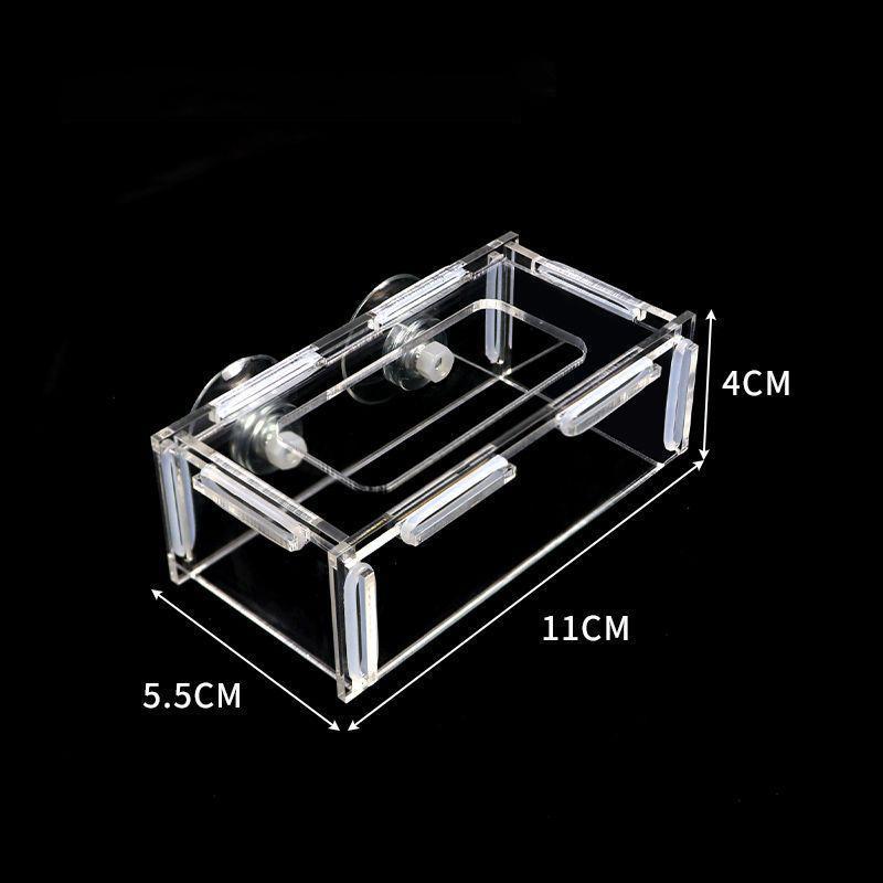 

Fish Feeding Acrylic Floating Fish Food Feeding Ring Betta Goldfish Fish Feeding Ring for Aquarium Fish Feeding Ring Suspension