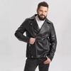 Autumn new European and American men's locomotive leather jacket pu men's leather jacket, coat