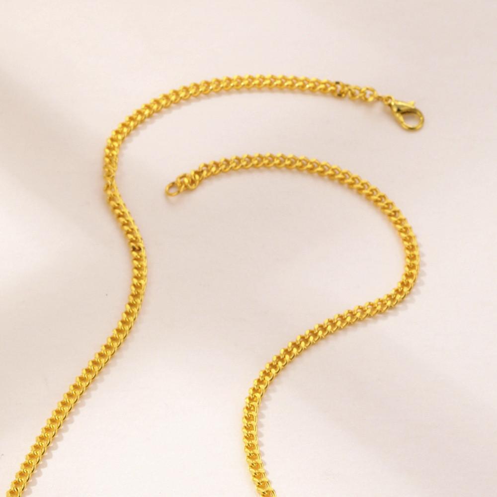 Trendy Alloy Gun Chain Necklace For Women With Elegant Geometric Design