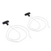2pcs Lawnmower Recoil Pull Starter Handle 1.5m Cord Rope Mower Accessories