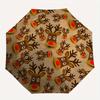 1pc Reindeer Pattern Umbrella - 8-Rib Automatic Open/Close, Fashionable Compact Umbrella for Outdoor Adventures Yy250813120