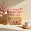 Trendy BButter Beariou Cushion Cover Stylish Washable Pillow Cover Ideal for Couch Bedroom Car Decoration