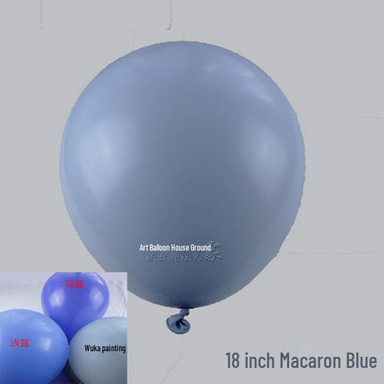 18" Thickened Round Macaron Balloons - 50 Pack for Birthday, Wedding & Party Decor