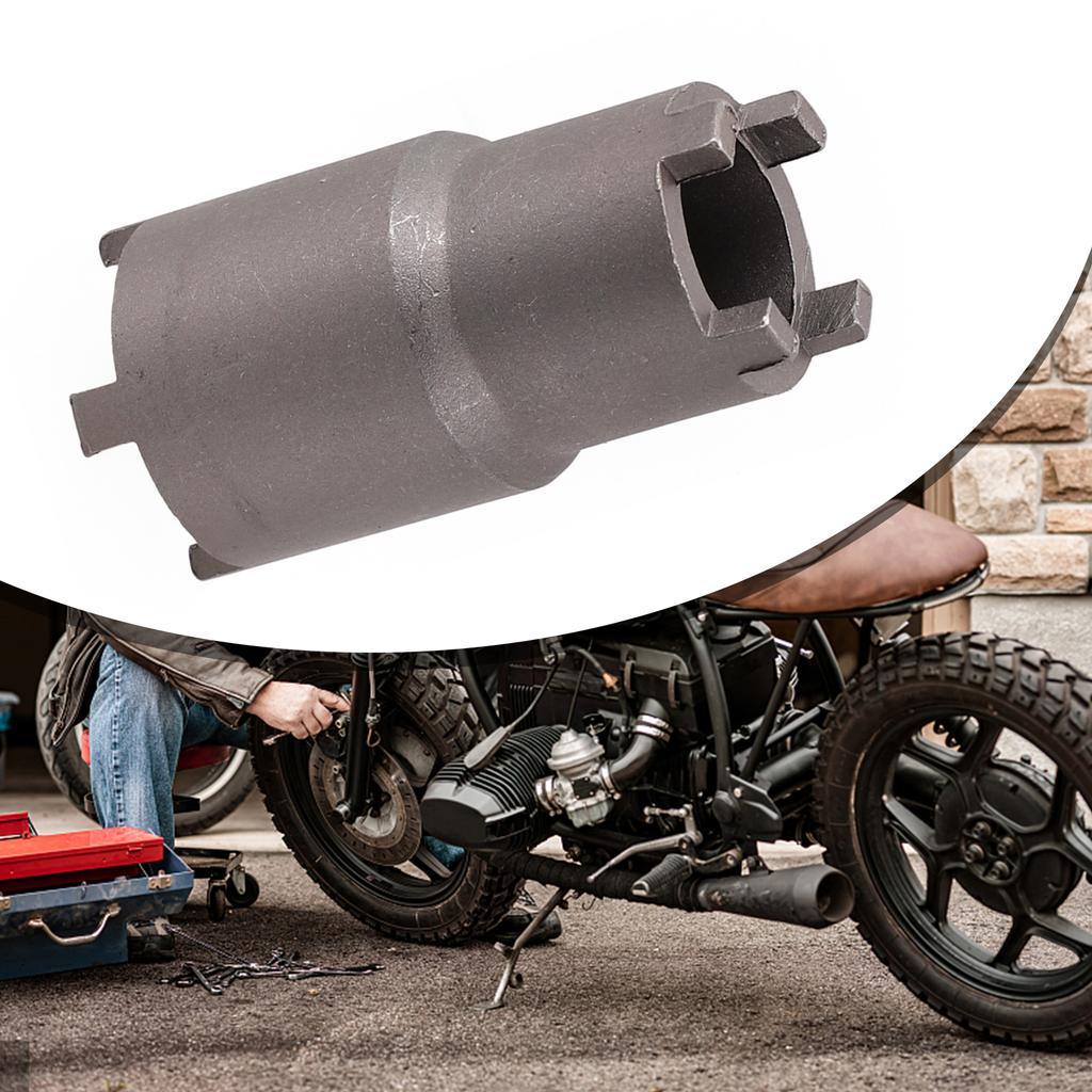 Nut Wrench Socket Motorcycle  Nut Removal Wrench Double Ended Clutch Gear Tool Clutch Nut Disassembly and Assembly