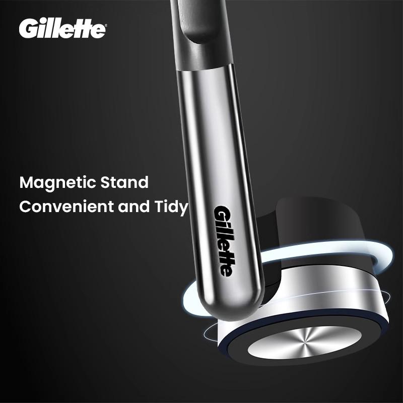 Gillette Fusion 5 ProGilde Rasierer mit Klingen 1 Griff+5 Klingen +1 Halter