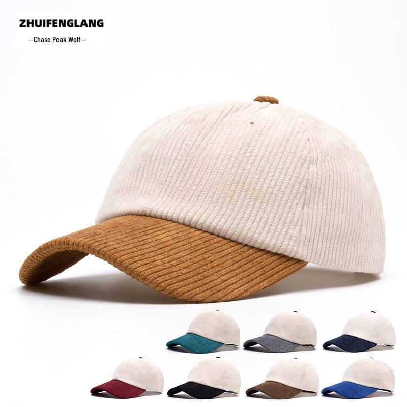 Unisex Autumn/Winter Classic Plaid Baseball Cap - Hard Top Duckbill Sun Hat