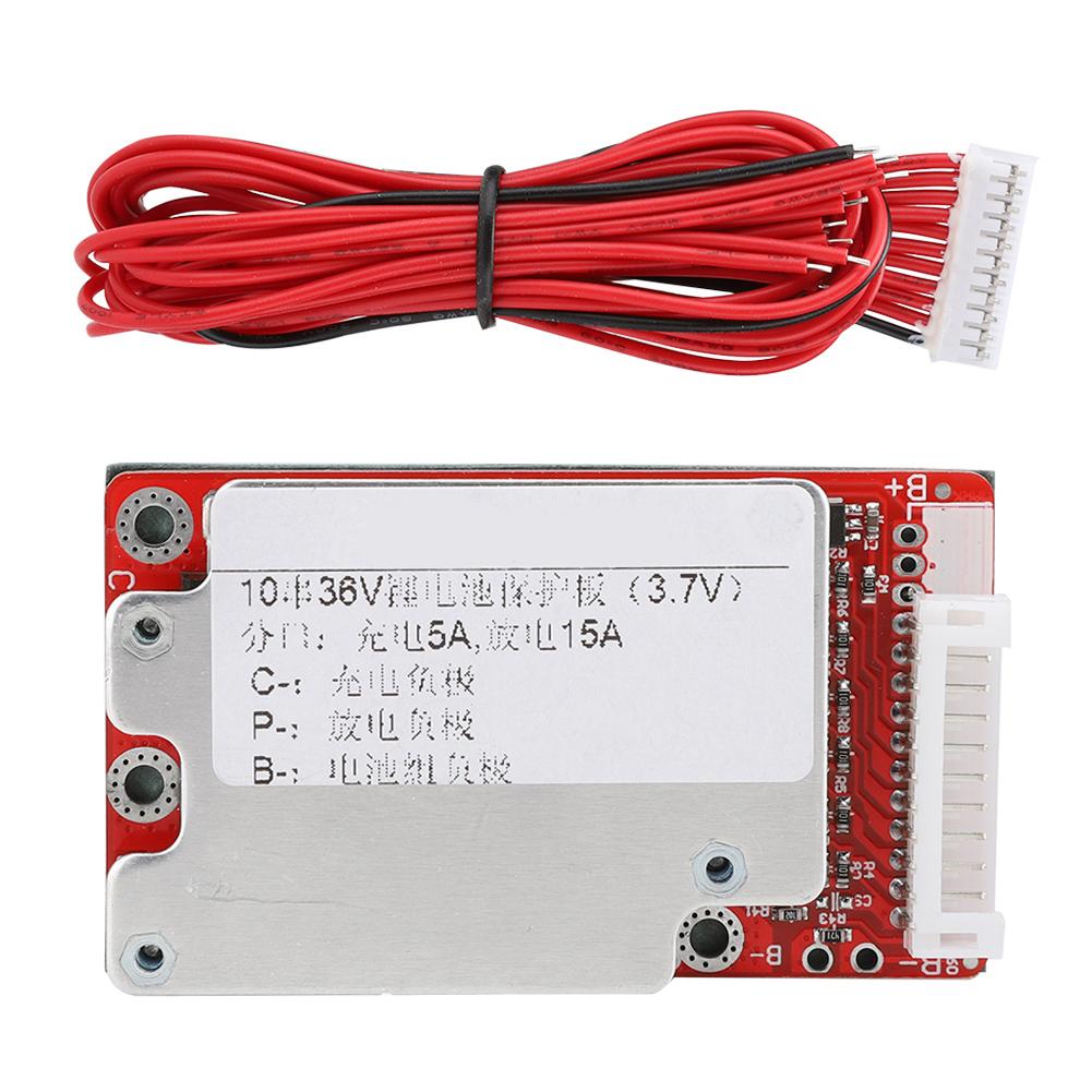 36V 10s Cells Balancing Li ion Lithium Battery BMS Protection Board
