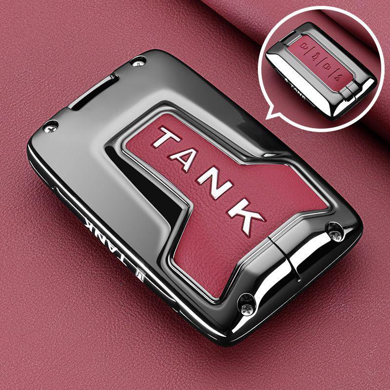 Tank 300 Key Case - Unisex Metal Shell Buckle, Full Coverage, Special Challenger Edition