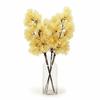 Green Leaves Artificial Pine Branch Handmade Craft Realistic Design Fake Pine Leaves Plastic Material Green Color