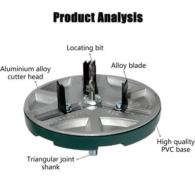 Adjustable Round Hole Saw Tool, Adjustable Hole Saw Diameter 45mm-130mm Woodworking Cutting Tools Hole Opener