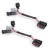 2x Adaptér elektroinštalácie Adaptér pre spätné zrkadlá pre Ford F250-F550 99-07