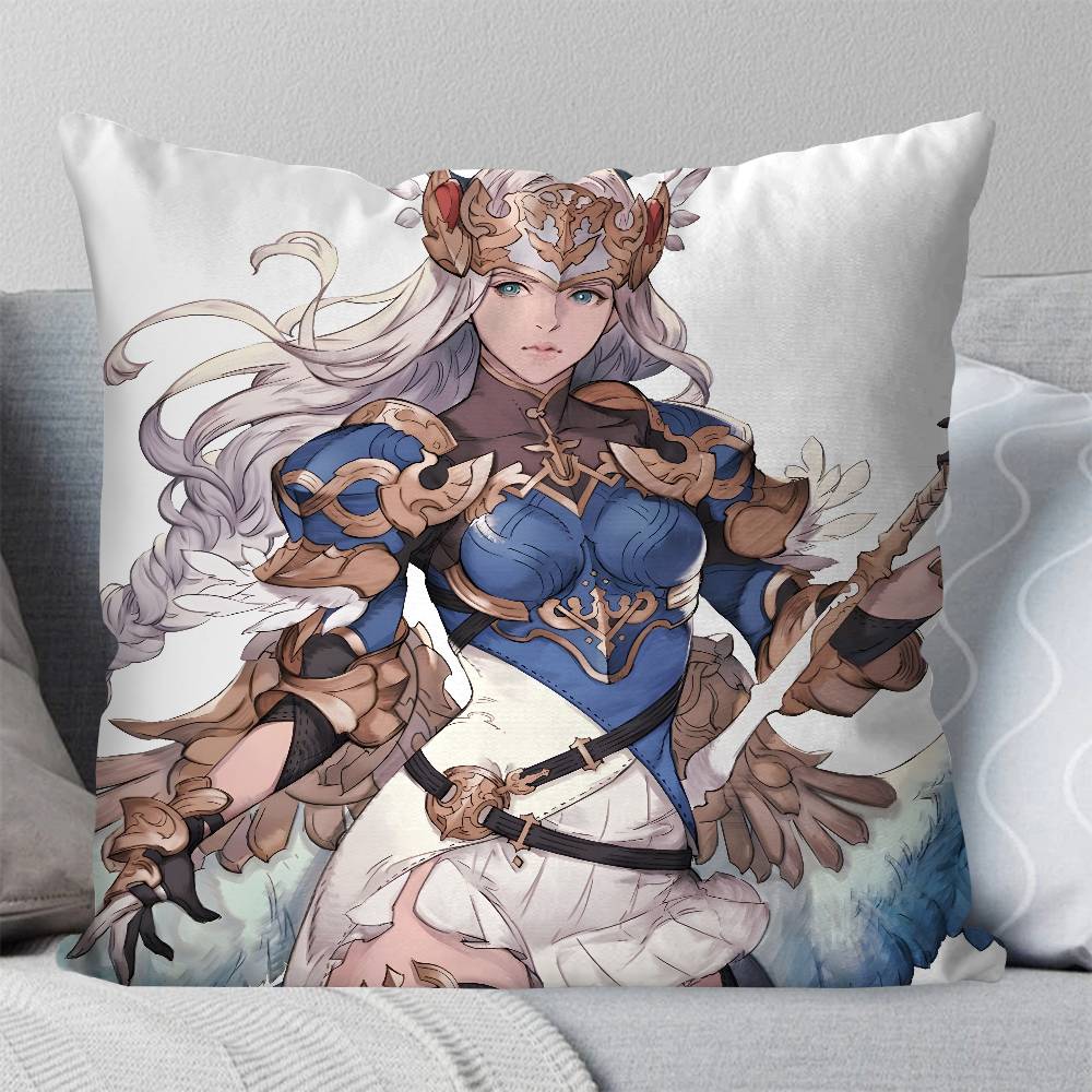 Lenneth Game VValkyrie Anatomy Pillow Case Fashion Square Pillowcase Bedroom Sofa Room Ins Decoration Leisure