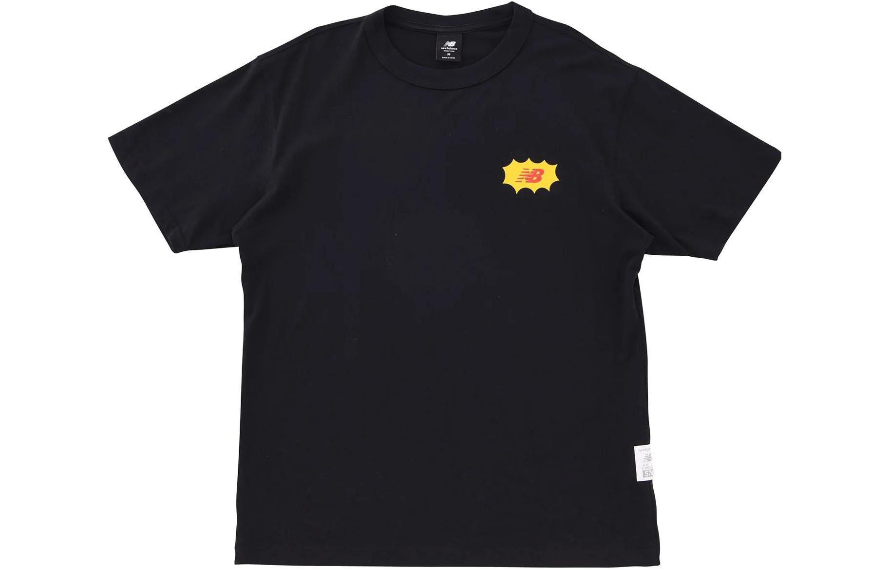 New Balance Drop Shoulder Sleeve T Shirt Men s Black MT31523-BK M
