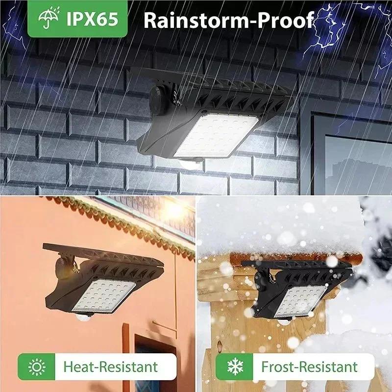 4 Styles 3 Modes LED Solar Clip Light Outdoor Portable Waterproof Body Sensor Lamp Courtyard Garden Lamp Patio Home Camping Wall Lights