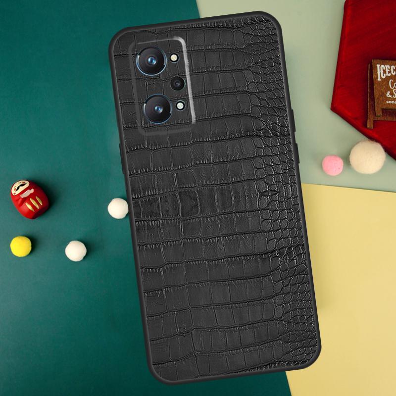 Crocodile Pattern Print For Realme GT7 Pro 15 13 10 11 12 14 Pro Plus C55 C71 C75 C67 C63 C61 C53 C35 C65 GT6 Case