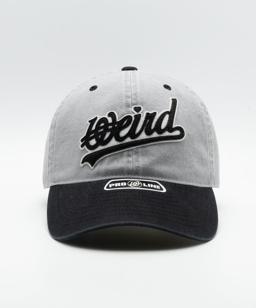 Wieoldeuwoldeu Wave Logo Pigment Color Block Ball Cap