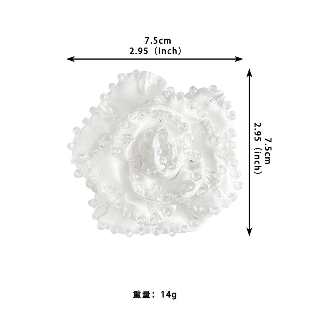 Handmade Beads Multi-Color Three-Dimensional Flower Corsage Decorative Dress Dress Embellishment Accessories Cloth Sticker Accessories