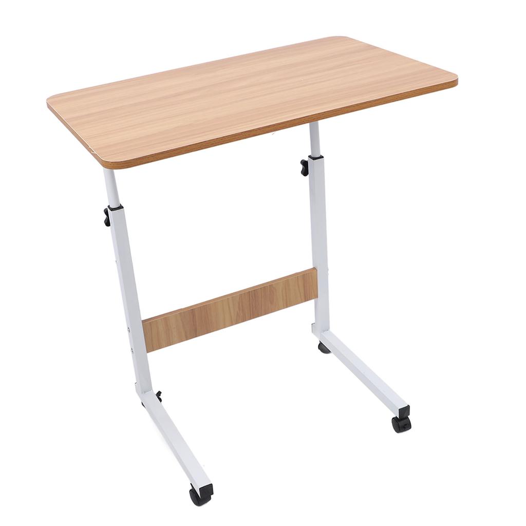 Sofa Bed Side Table Mobile Laptop Computer Desk Cart Over Bed Table with Wheels for Sofa Laptop
