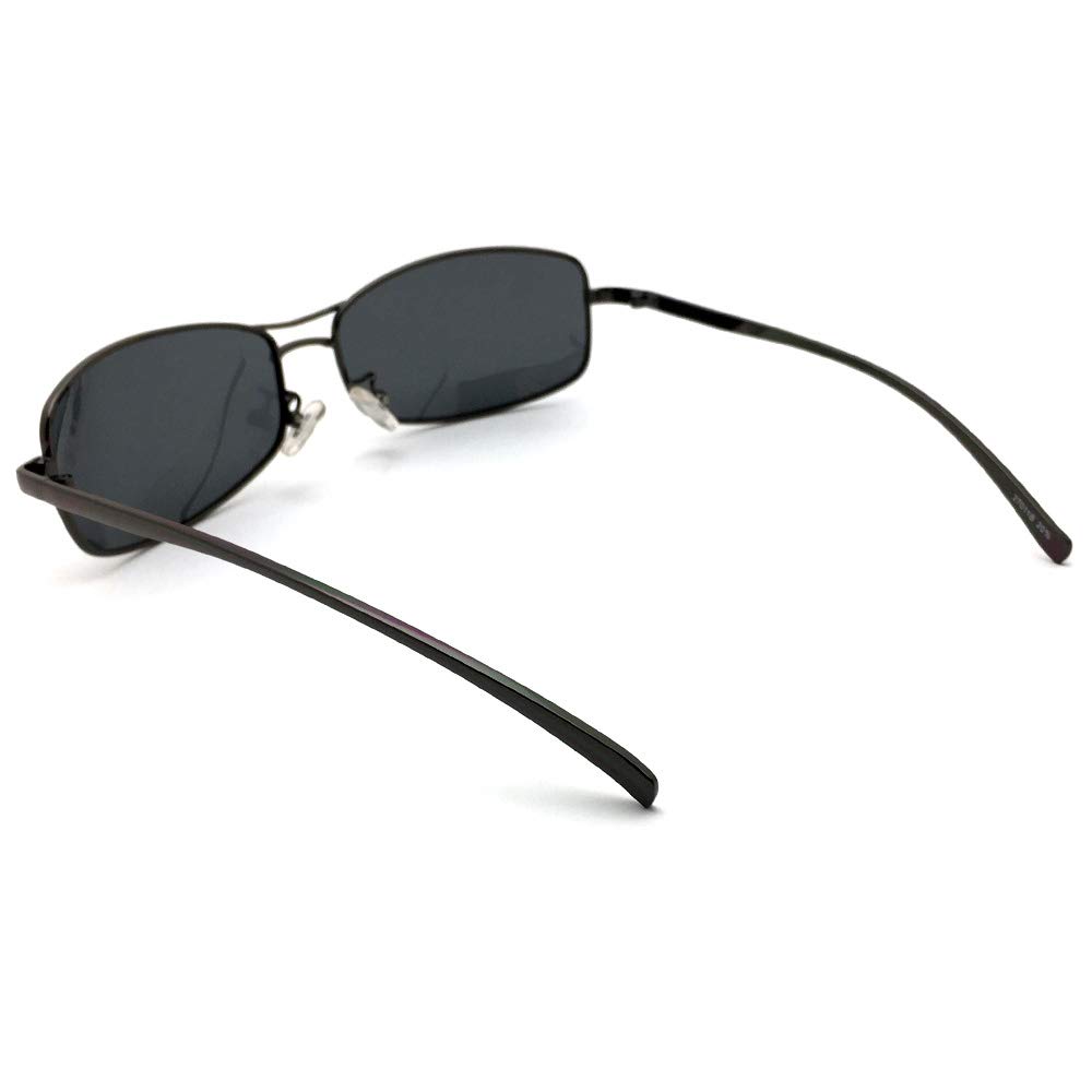 [Glasses Glasses Glasses] Designed for Japanese People Polarized Sunglasses, Metal Frame 27011-gmtplsm