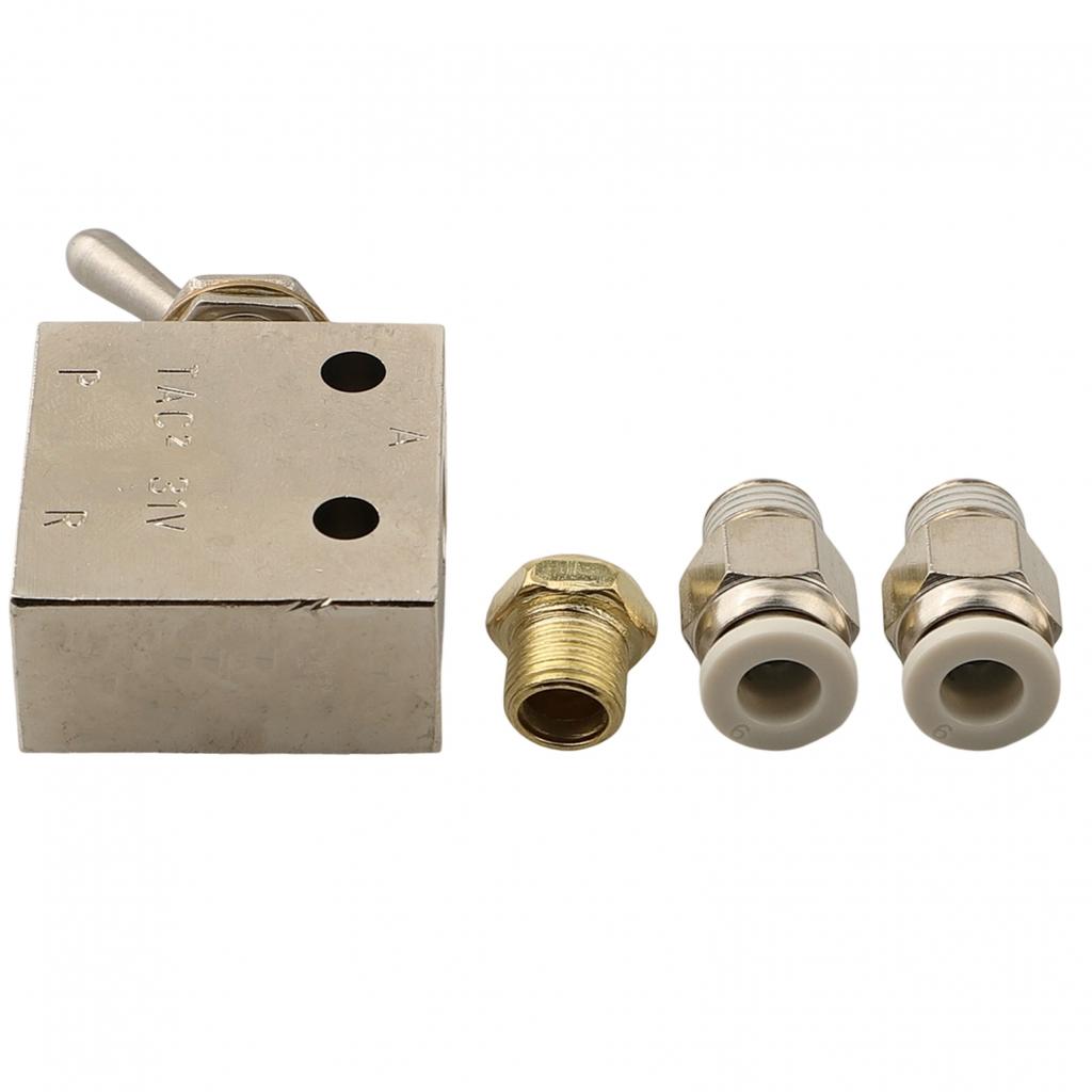 6mm Anschluss Pneumatikventil TAC231V 2 Positionen 3 Wege für Luftsysteme